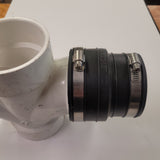 Hub Rubber Coupling for 3" PVC